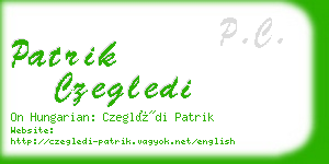 patrik czegledi business card